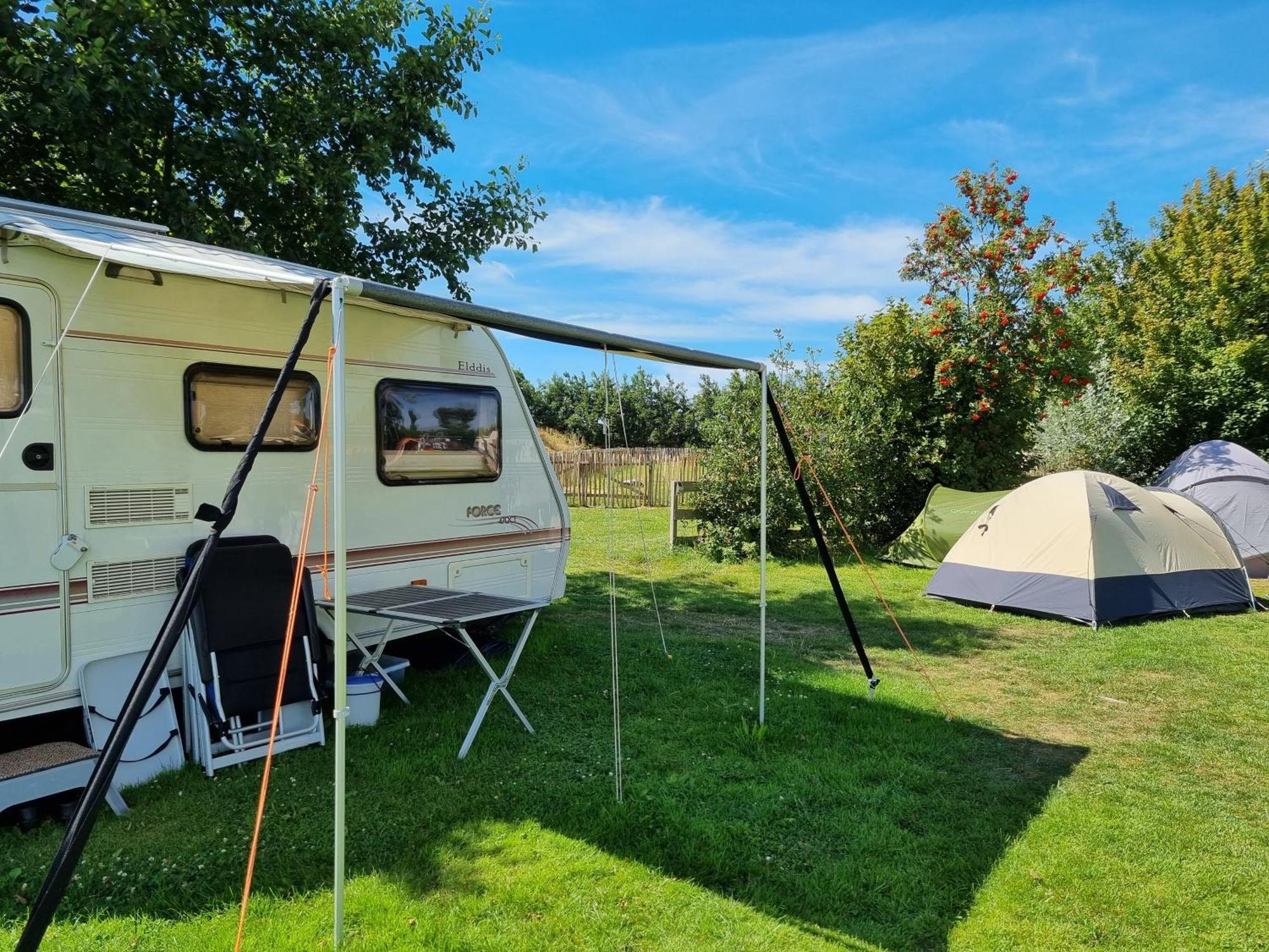 Camping De Tulpenweide Lege Kampeerplaats, Lege Plaats Op Het Gras Zonder Bed Breezand Номер фото